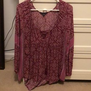 American Eagle Bohemian flowy top